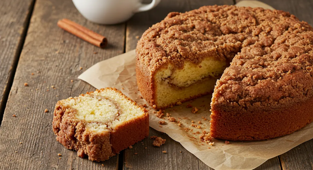 Cinnamon Crunch Yogurt Coffee Cake