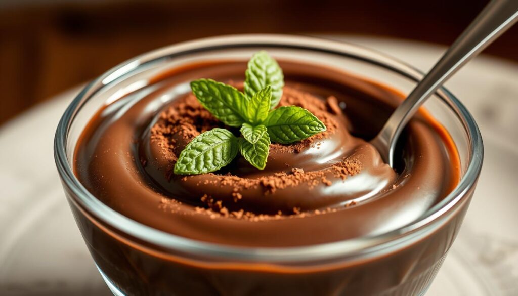 Chocolate avocado pudding